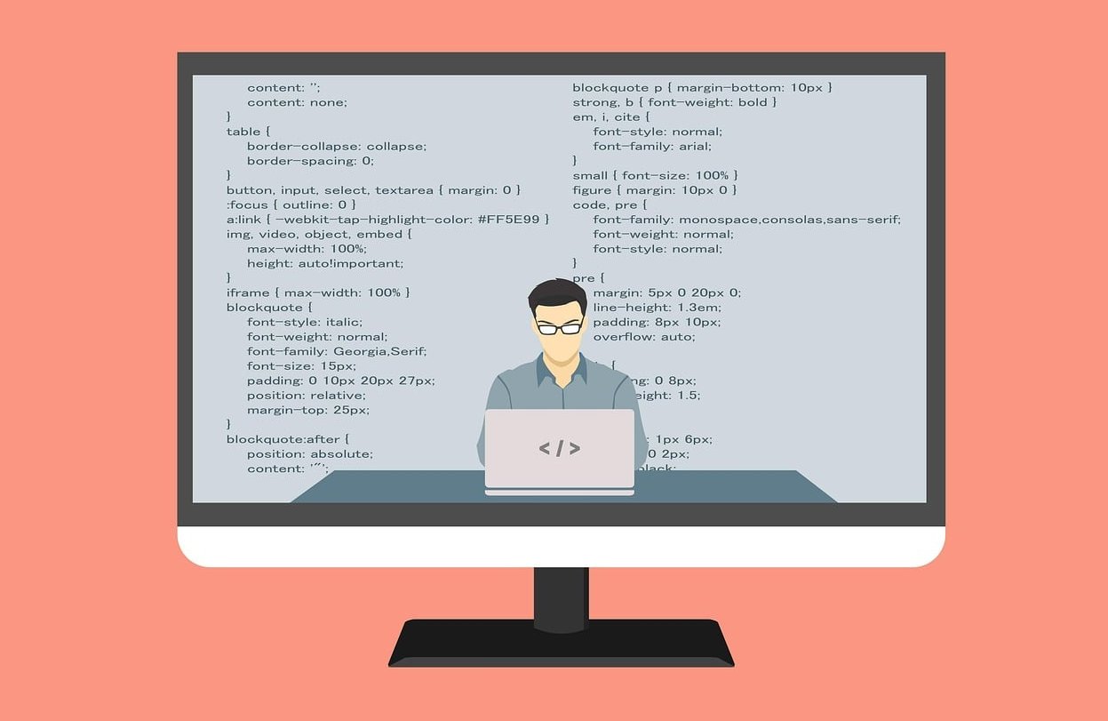 developer debugging code