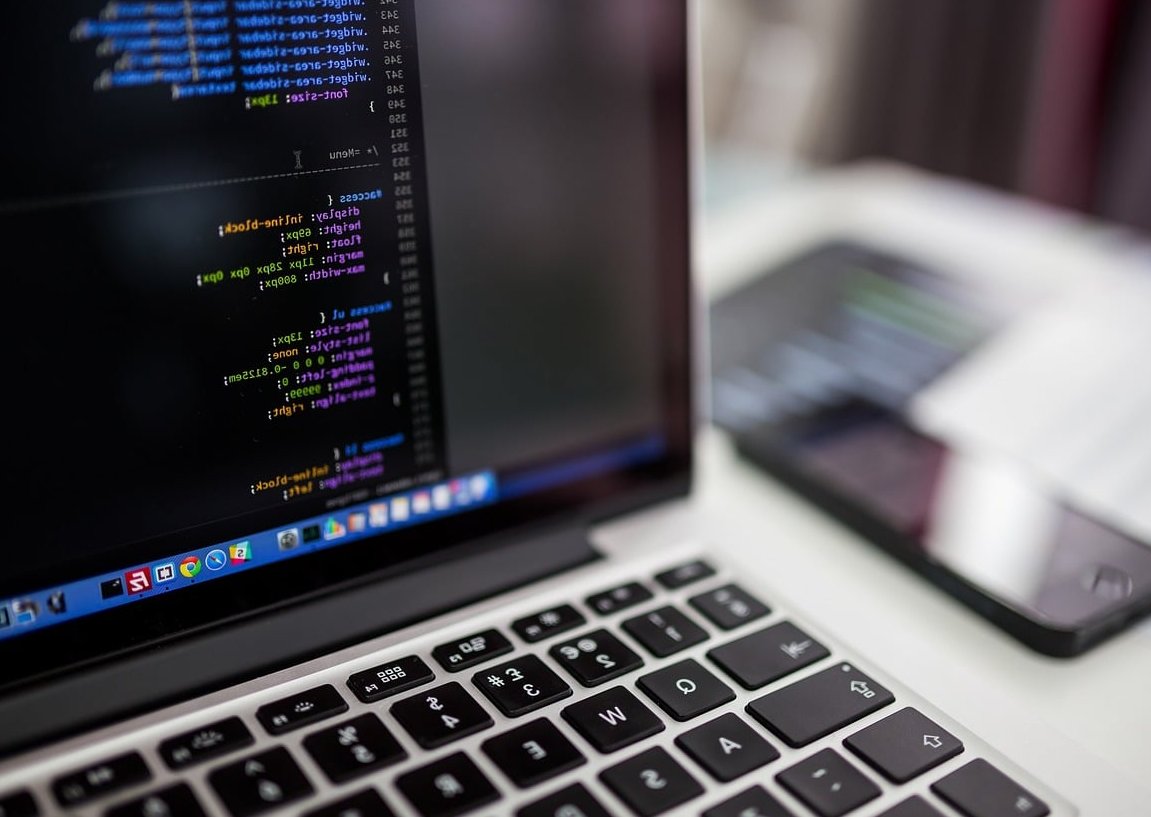 css code laptop